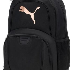Puma Black Backpack with Sporty Design and Durable Fabric